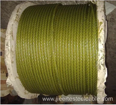 Ungalvanized Steel Wire Rope with Golden Color