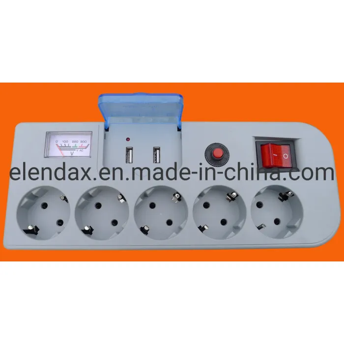 Soket Ekstensi dengan Surge 2 USB E2205ES