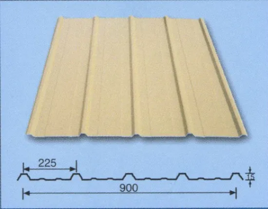 SGCC 015-0.8mm Galvanized Corrugated Steel Sheet