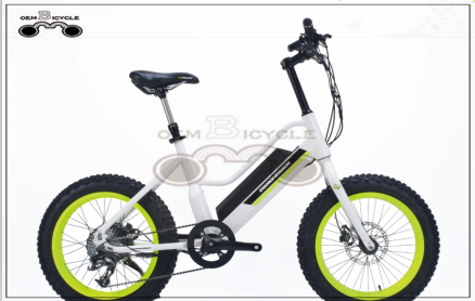 บริษัท EBIKE ขายส่งใหม่ KIDS จักรยานไฟฟ้า FAT TIRE BIKE สำหรับใช้ทราย