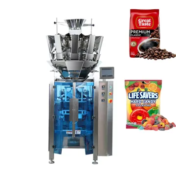 High Speed Multihead Weigher and Vertical Packaging Machine for Rice and Sugar