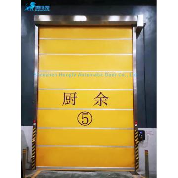 Automatic Anti-static PVC Fabric high speed shutter door