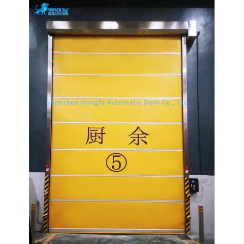 Automatic Anti-static PVC Fabric high speed shutter door