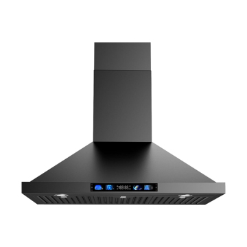 3-kelajuan LED Lampu Kawalan Touch Wall Mount Range Hood dengan Ekzos Dipadu