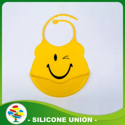 Green Pleasant Sheep Waterproof Silicone baby Bib