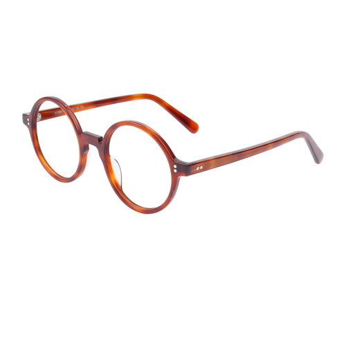 Wholesale Colorful Bright Color Light Acetate Optical Round Frames Glasses