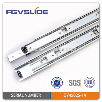 45mm hanging bottom mounted full extension drawer slide