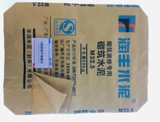 Cement Bag with automatic valve