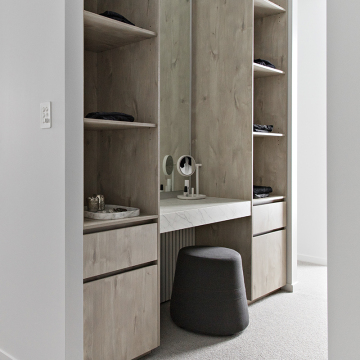Melamin -Board -Garderobe von Custom -Größe im Freien