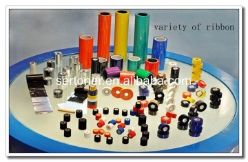 barcode label printer ribbon,wax ribbon , wax/resin ribbon , resin ribbon,(ttr)gold thermal transfer ribbon