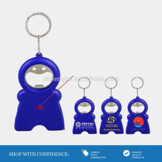 promotional gifts 1 led flashlight key ring keychain opener