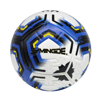Aangepaste bedrukte lederen voetbalballen voetballen maat 5