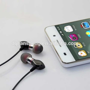 Ceramic super bass unique in-ear earphone earbuds with microphone