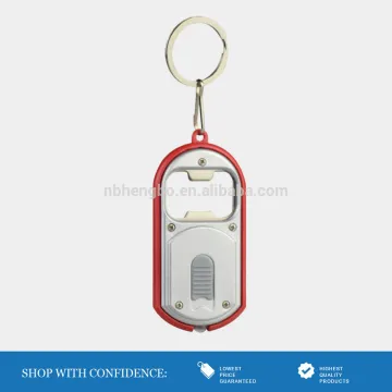 made in china promotion led bottle opener keychain keyring