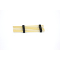 2.54 single row double plastic straight pin header