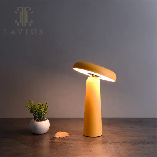 Macaron color rechageable wireless table lamp