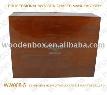 oak wine box