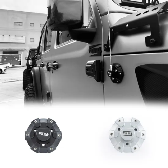 CNC Processed Aluminum Alloy Radio Antenna Base Cover Accessories for Jeep Gladiator JT (2020+)