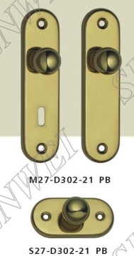 brass door handle on plate, door knob on plate, cute size, furniture handle, furniture hardware, door handle, door lock