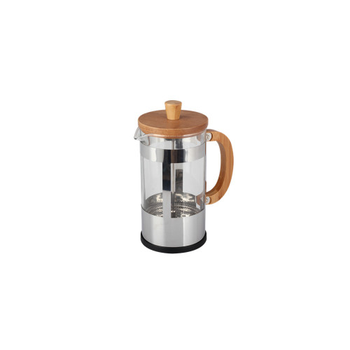 Food Grade Stainless Steel Frame Glass French Press