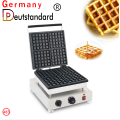 Mesin pembuat wafel komersial mesin stainless steel untuk dijual