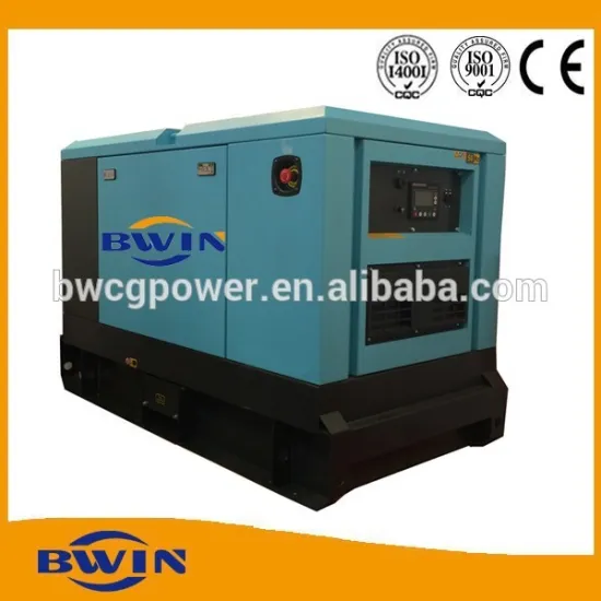Double base fuel tank generator 25kva soundproof type standby power