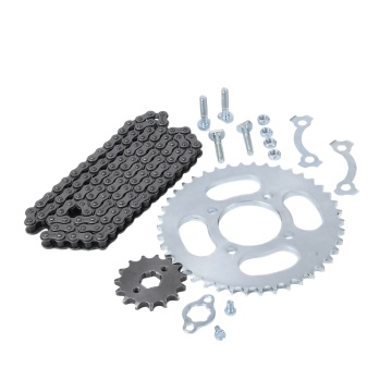 HONLG Motorcycle Chain and Sprocket Kit for GN125 GN150 - Parts & Accessories