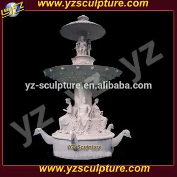 hand carved natural marble garden fountains for sale