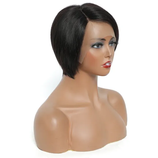 New Arrival Glueless Human Hair Short Bob Wig Cuticle Aligned Hair T Part Lace Bob Wig
