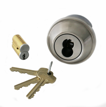 قفل باب Deadbolt American American American American مع نظام مفتاح IC Core Master