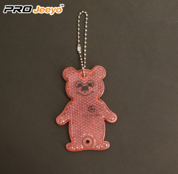 Acrylic colourful Bear Honey Key Chain