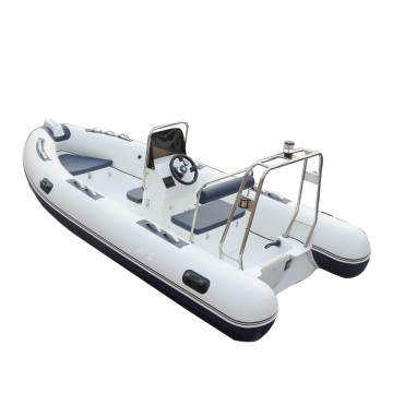 CE Certified Fiberglass Hull Inflatable RIB 480 Boat