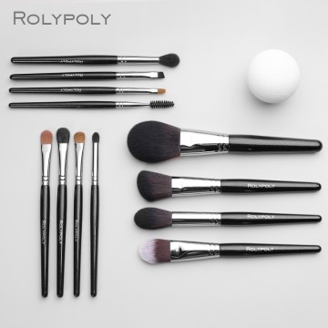 Professional makeup brush set