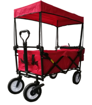 Foldbar Utility Trolley Garden Cart - Trolley Folding Cargo Trolley