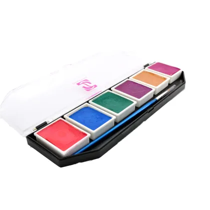 Water based Face body art tattoo paint colors
