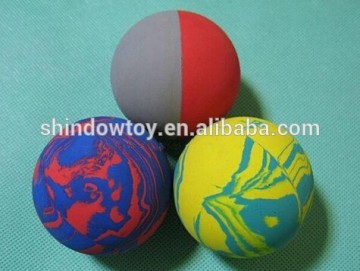 Bouncing rubber ball cheap rubber ball hollow colorful bouncing ball