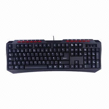 Computer Keyboard, Good Quality with Nice Design, Can be Normal or Multimedia