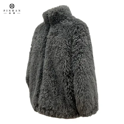 2023 New Design Oversize Sherpa Fleece Jacket for Men - OEM ODM Custom Warm Coat