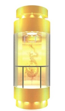 Panoramic Elevator with Type U-Q0802