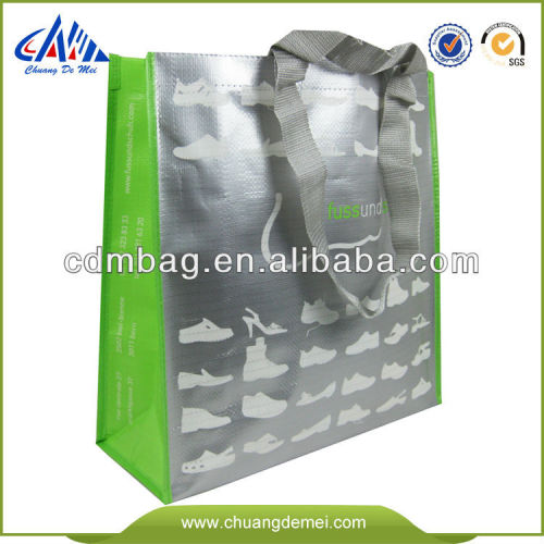 Waterproof Laminated PP woven Silver bag