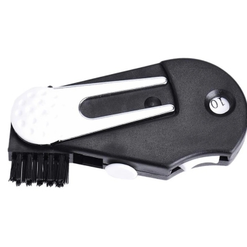 Neues 5-in-1-Golf-Divot-Reparaturwerkzeug mit Ballmarker-tragbar und multifunktional