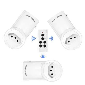 3-Pack Brazil Electric Home Appliance Wireless Remote Control Plug: Simplifying Your Home Electronics Management