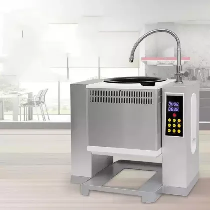 Intelligent 360° Rotary Stir-Fry Machine - 4500W Commercial Electric Cooking Appliance