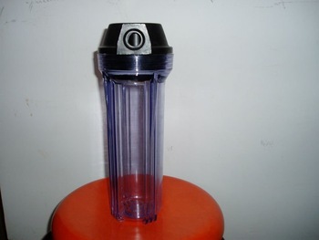 clear filter housing/plastic filter housing /household plastic filter housing