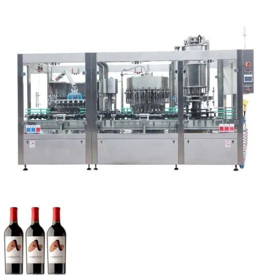 1000bph Small Wine Filling Capping Corking Machine for Bottling Production Line