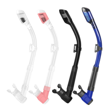Professional Underwater Breath Tube: Snorkel with Top Dry Valve for Scuba Diving and Swimming