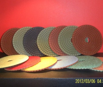 4" Flexible Diamond Polishing Pads for Granite Marble