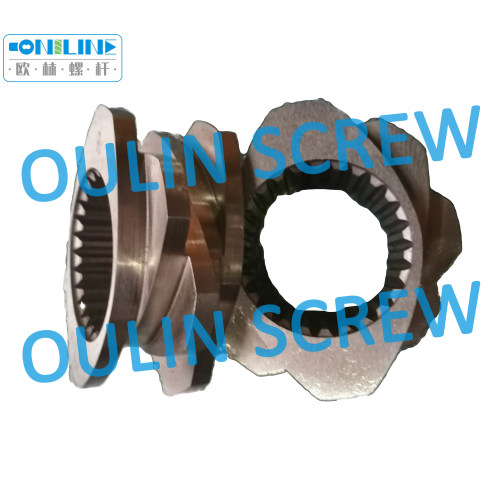 Core Shafts, Screw Elements and Segmented Barrel for Plastic Pelletizing and Modification