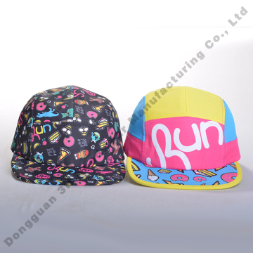 Custom Printed 5 Panel Camper Caps - Wholesale Unisex Fashion Hats
