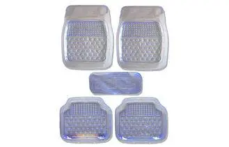 Transparent Custom Rubber Car Mats Renault Plastic Floor Ma